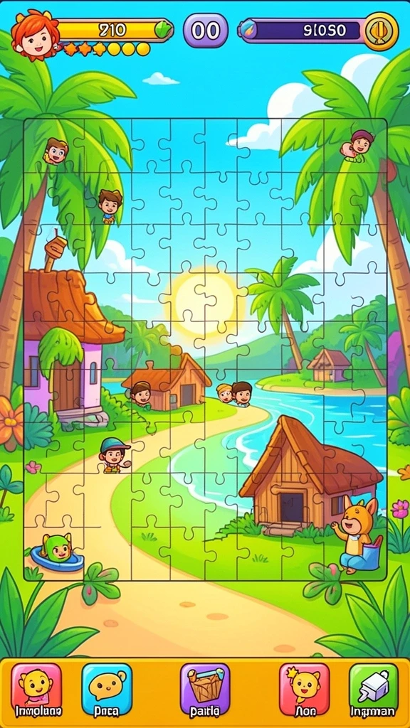 Tampilan menarik dari permainan slot favorit.
