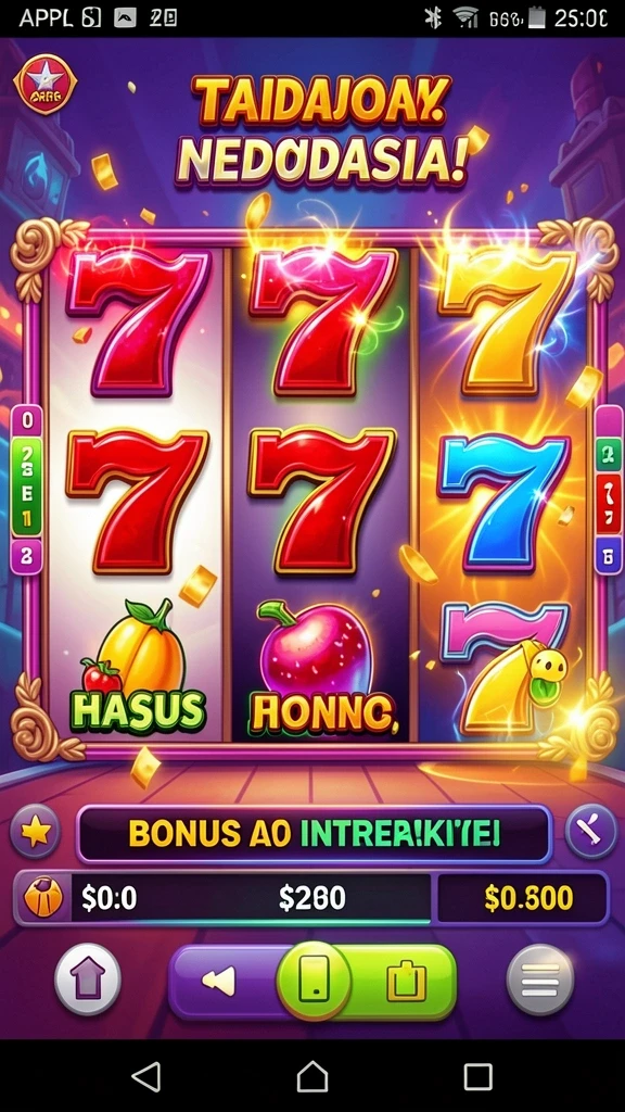 Tampilan menu utama yang menarik dan intuitif.