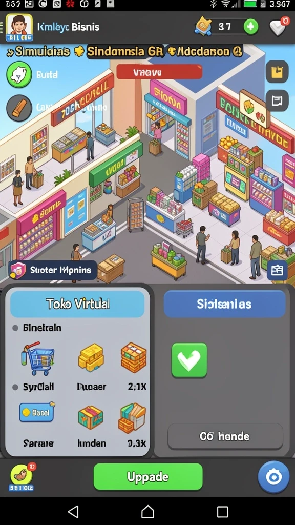 Tampilan antarmuka yang menarik dan mudah digunakan.