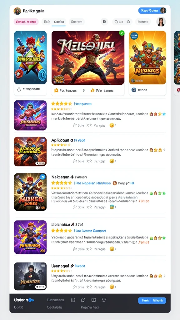 Tantangan baru yang membuat pemain tidak bosan.