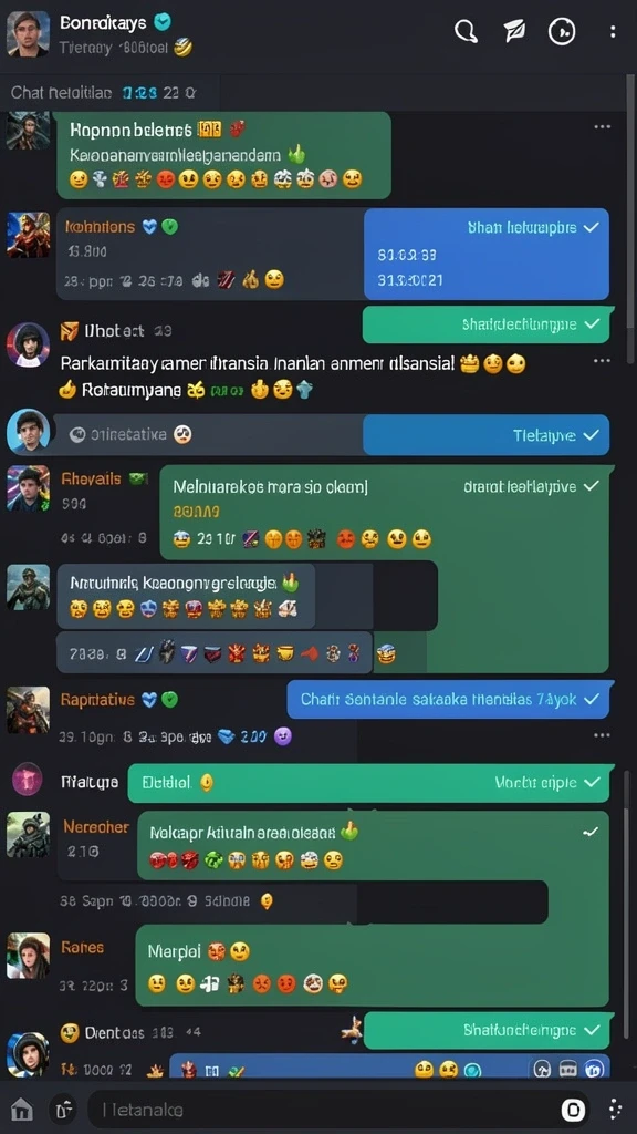 Tangkapan layar menampilkan karakter yang sedang bertarung.