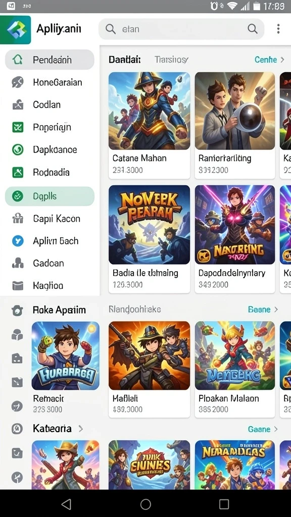 Tangkapan layar menampilkan karakter heroik dalam pertempuran epik.