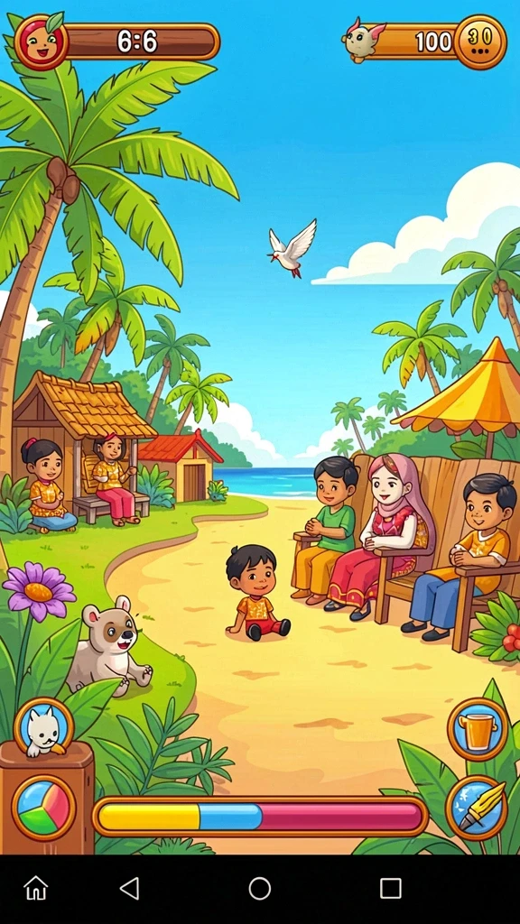 Fitur sosial yang memungkinkan interaksi dengan pemain lain.