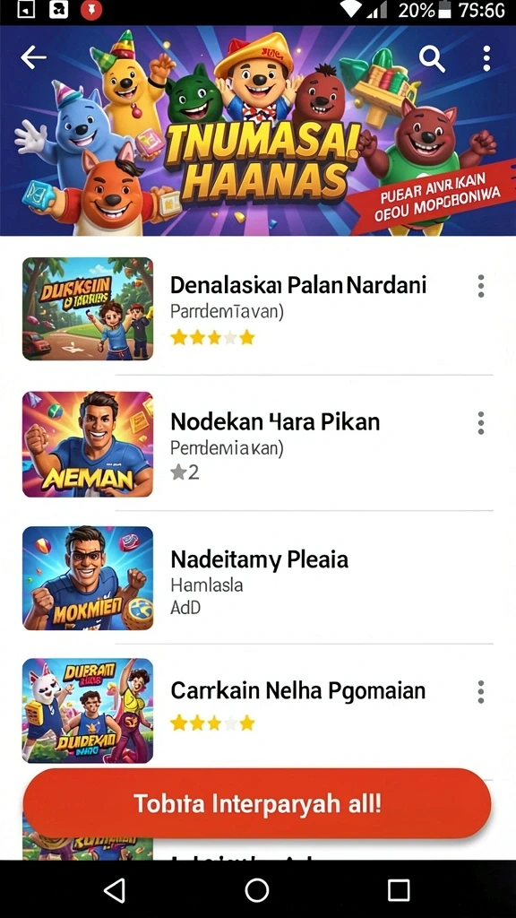 Grafis yang memukau dengan detail luar angkasa yang menakjubkan.