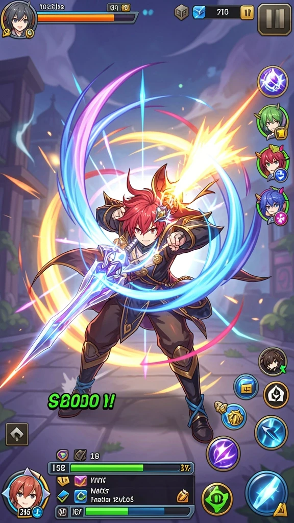 Screenshot menunjukkan gameplay yang dinamis dan menyenangkan.