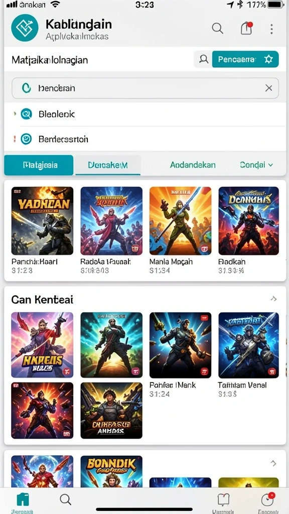 Tampilan grafis yang memukau di setiap level.