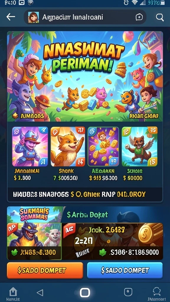 Level menantang yang menguji strategi.