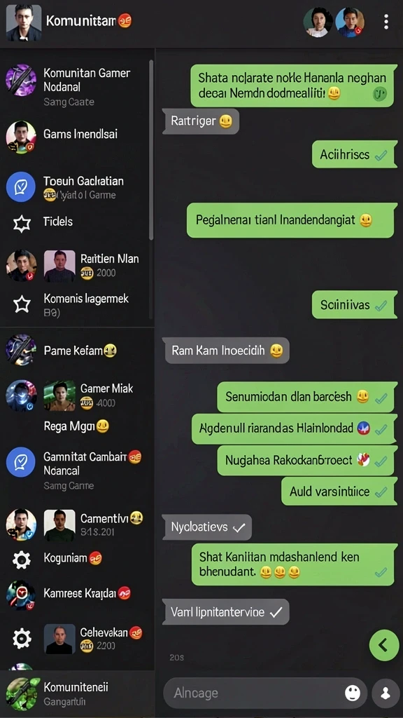 Fitur interaksi sosial yang seru dan menghibur.