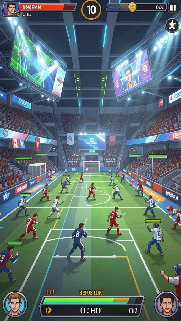 Fitur multiplayer yang memungkinkan bermain dengan teman.