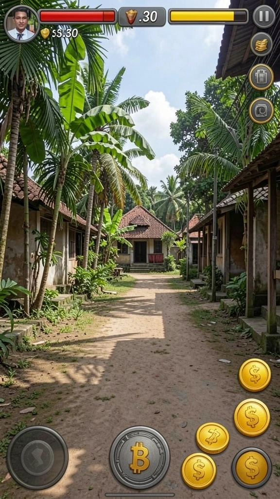 Screenshot menunjukkan tampilan awal permainan slot yang menarik.