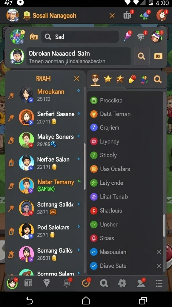 Berbagai pilihan permainan yang seru dan menantang.