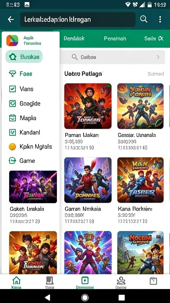 Grafis berwarna cerah dengan animasi halus.