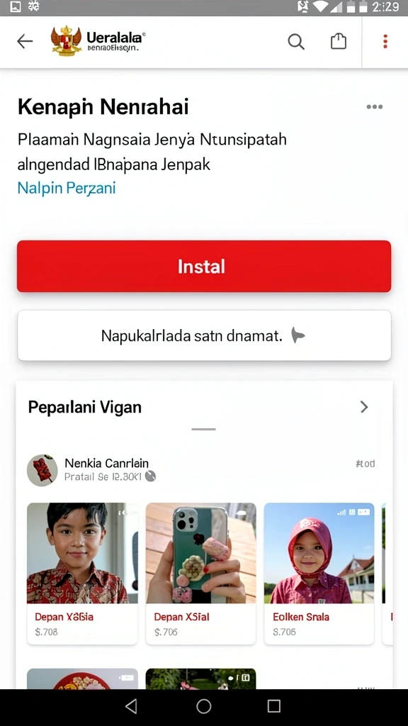 Tampilan antarmuka yang menarik dan mudah dipahami.