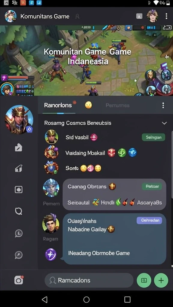 Karakter game yang unik dan menarik.