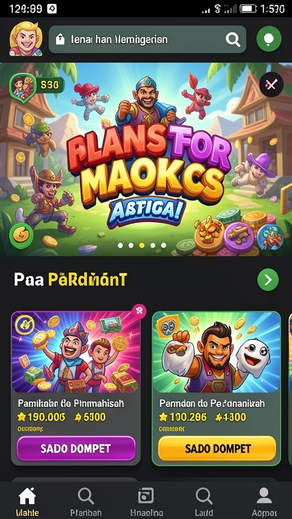 Screenshot menunjukkan antarmuka strategis yang intuitif.