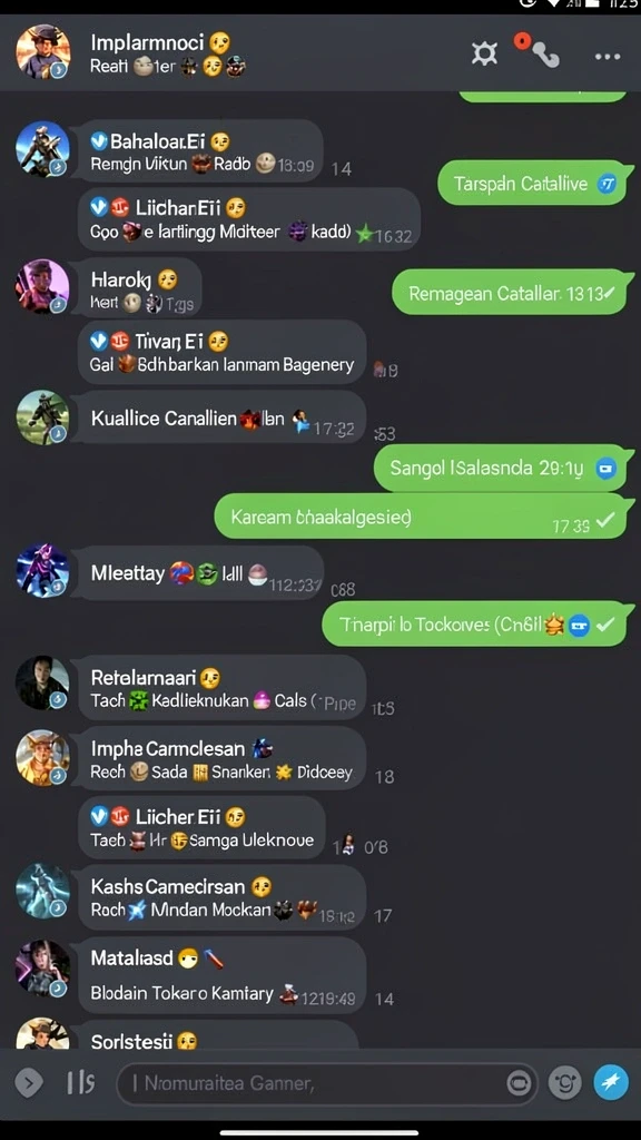 Tampilan grafis yang menarik dan penuh warna.