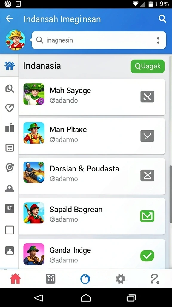 Tampilan antarmuka pengguna yang intuitif dan menarik.