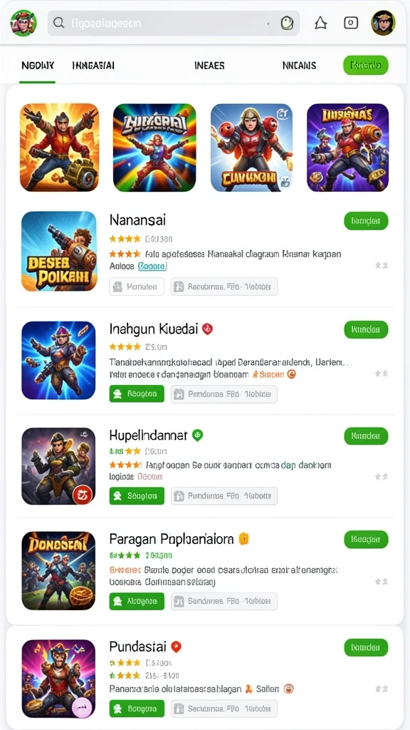 Tampilan antarmuka yang menarik dan mudah dinavigasi.
