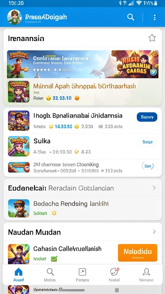 Beragam mode permainan yang dapat dipilih sesuai keinginan.