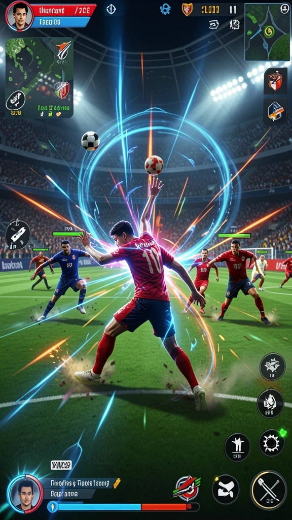 Momen gameplay seru saat berkompetisi dengan teman.